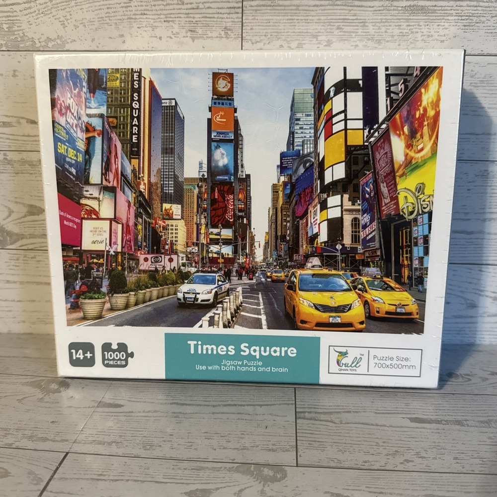 Times Square New York City 1000 Piece Jigsaw Puzzle 27.5" x 19.5"  Cityscape